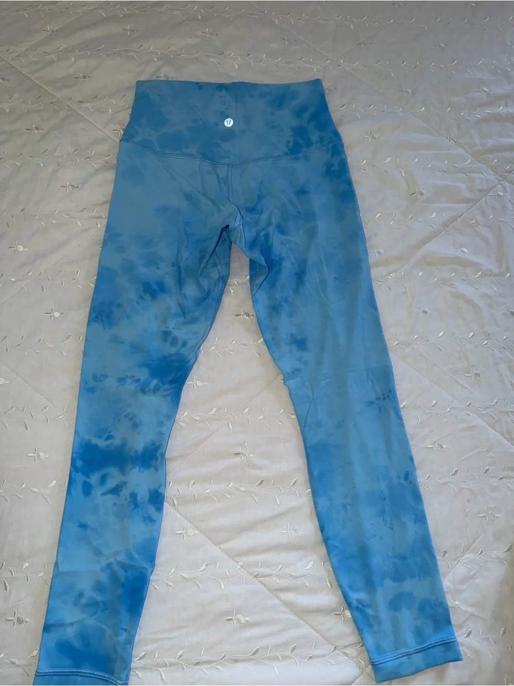 lululemon athletica Sky Blue Tie-Dye align legging